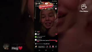 LINNEA LUNDSTRÖM HELT SPEEDAD PÅ TIKTOK LIVE 4 APRIL [upl. by Fesoy]