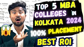 TOP 5 MBA colleges in Kolkata 2024  Eligibility  Low Fees  100 Placement  Without CAT [upl. by Bricker]