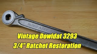 Vintage Dowidat 3293 34quot Ratchet Restoration [upl. by Llirret]