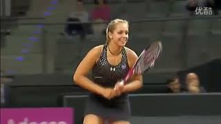 Sabine Lisicki vs Christina McHale 2011 Copa Federación PO Highlights [upl. by Nosreg]