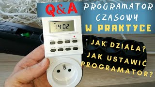 Programator czasowy w praktyce QampA  Jak działa programator czasowy Jak ustawić programator czasowy [upl. by Norval717]