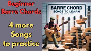 4 more FANTASTIC songs for your barre chord practice [upl. by Nwahsear]