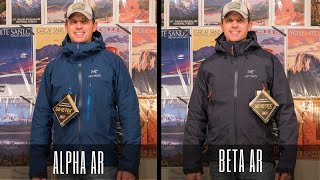 Comparing the Arcteryx Alpha AR and Beta AR Jackets [upl. by Greenman]