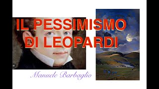 Il PESSIMISMO di Leopardi pessimismo storico cosmico eroico [upl. by Courtland]