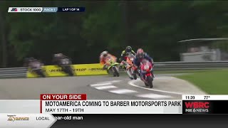 MotoAmerica coming to Barber Motorsports Park May 1719 [upl. by Ecirum]