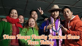 Warmly Welcome Obom Tangu Indian Idol Top 7 Finalist Home Town Tuting Arunachal Pradesh [upl. by Holsworth]