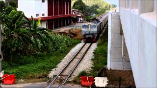 1522013 KTM Sungai Petani Yard Bedong Level Crossing [upl. by Aneerhs]