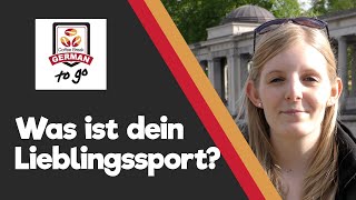 Was ist dein Lieblingssport Talking about sports in German  Coffee Break German To Go Episode 9 [upl. by Cawley]