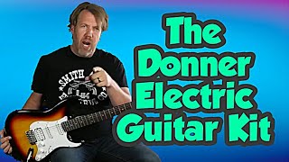 Unboxing and Play Through Of The Donner DST1S Guitar Kit  Is This Guitar Any Good [upl. by Thorn]