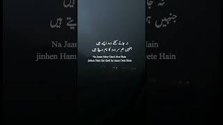 Na Jaane kitne Dard Aise Hain jinhen Ham Sar Dard Kahate Hainpoetry [upl. by Stempien]