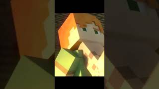 STEVE Herobrine saves ALEX animation minecraft [upl. by Klinger]