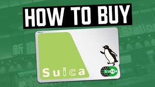 How To Buy Suica Card At Vending Machine In Japan [upl. by Anital172]