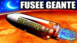 JENVOIE LA PLUS GRANDE FUSÉE AU MONDE SUR MARS SpaceX KSP [upl. by Capon574]