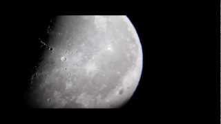 Orion Starmax 90mm MakCass telescope  Fujifilm FinePix AX500 moon view HD 3 [upl. by Tezil]