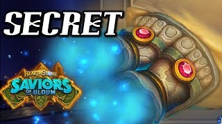 Saviors of Uldum Secret Board Interaction Foot  Toe Keyboard Hearthstone [upl. by Massiw507]