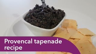 Receta de tapenade provenzal [upl. by Haelahk]