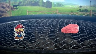 How to grill the perfect steak in Paper Mario Color Splash [upl. by Aitselec598]