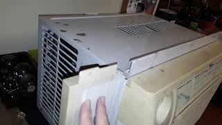 Fedders 6000 BTU window air conditioner 1996 [upl. by Cralg629]