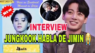 🚨Jungkook confiesa sus sentimientos hacia Jimin en entrevista😭 jikook 🥰 [upl. by Alford]