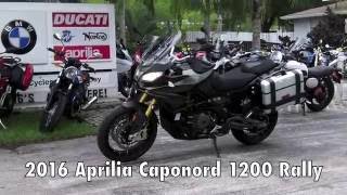 2016 Aprilia Caponord 1200 Rally Army Green at Euro Cycles of Tampa Bay [upl. by Evalyn]