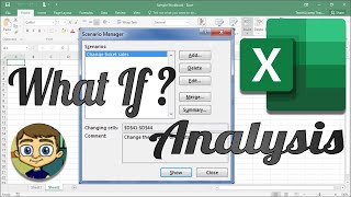 Excel WhatIf Analysis with Scenario Manager and Goal Seek [upl. by Buchalter918]