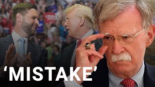 ‘A selfindulgent mistake’ John Bolton annihilates JD Vance Trump’s VP pick [upl. by Kasper624]