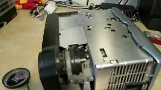 Optoma EP716 DLP Projector Partial Teardown and Cleaning [upl. by Benson]