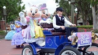 Happy Easter Parade 2014 at The Magic Kingdom with Mr amp Mrs Easter Bunny Azalea Trail Maids [upl. by Czarra420]