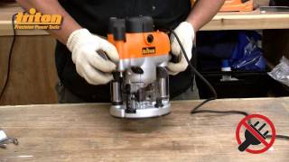 TRITON INSTRUCTIONAL Triton MOF001 Dual Mode Precision Plunge Router [upl. by Schaab]