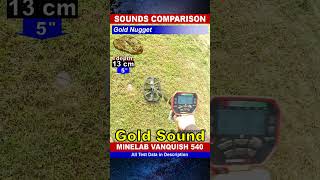 Minelab Vanquish 540 The sounds of my metal detector with Gold and Silver Objects metaldetectors [upl. by Drobman]