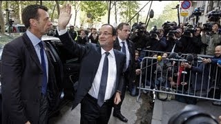 Hollande empieza su nueva vida trabajando [upl. by Florida]