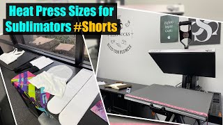 Heat Press Sizes for New Sublimators Shorts [upl. by Aneej]