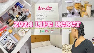 2024 RESET WITH ME✨  new month reset deep cleaning vanity organization kitchen restock  MORE [upl. by Lymn927]