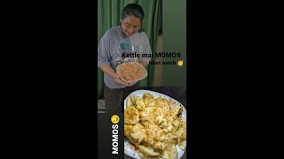 Paneer Momos Recipe in Kettle  Hostel life [upl. by Rednasyl]