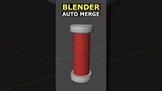 Try Blenders Auto Merge pro tip blender 3dmodeling 3d [upl. by Tessler]