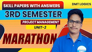 Project Management Unit2  3rd sem skill papers imps with answers  degree honours [upl. by Htebazileharas670]