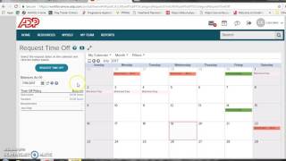 ADP payrollvacation requests etc [upl. by Lilly]