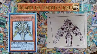 Drawing YugiOh Card  Holactice the Creator of Light  Vẽ bài Yugioh  Thần Ánh Sáng Horakhty [upl. by Amri]