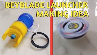 How to make beyblade launcher Homemade beyblade launcher plastic beyblade launcher AD Crafts [upl. by Stempien]