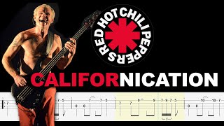 Red Hot Chili Peppers  Californication Bass Tabs By ChamisBass [upl. by Comstock]