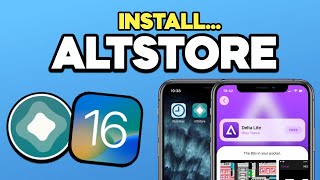 How to INSTALL ALTSTORE ON YOUR IPHONE 2023 [upl. by Yelloh]