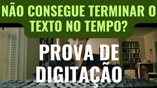 MELHORE A DIGITAÇÃO ANTES DA PROVA DO TJSP ESCREVENTE Prova de digitação Escrevente TJSP 2024 [upl. by Clausen]