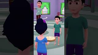 kyon dobara o bala chij kha leya chintu ney comedytimetoons funny comedy animated bhabhicomedy [upl. by Elehcin]