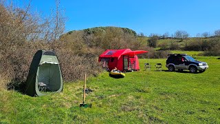 Şişme çadır ve wc kurulumunu yaptık turkey camping tent çadır kamp doğa Sönmez Outdoor [upl. by Socha758]