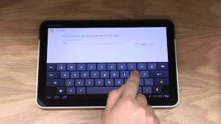 Setting up email on the Motorola Xoom [upl. by Llerahs]