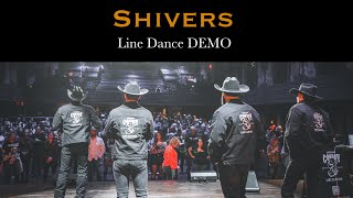 Shivers  Line Dance DEMONSTRATION [upl. by Sax407]