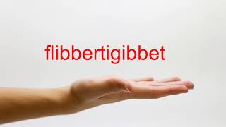 How to Pronounce flibbertigibbet  American English [upl. by Notak]