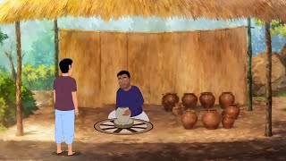 जादुई गमला  Jadui Gamla  Magical Flower Pot Story for Kids  Hindi Fairy Tales amp Moral Stories 🌸✨ [upl. by Pollak]