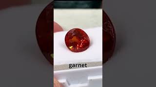 Spessartite Garnet The Fiery Orange Gemstone with Vibrant Sparkle gemstone naturalgemstonejewelry [upl. by Gregrory]