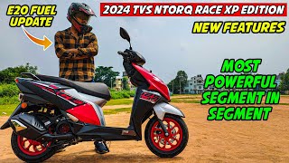 2024 TVS Ntorq 125 Race xp Edition Review🔥  Most Powerful Scooter In 125cc 😱 [upl. by Aiuqes]